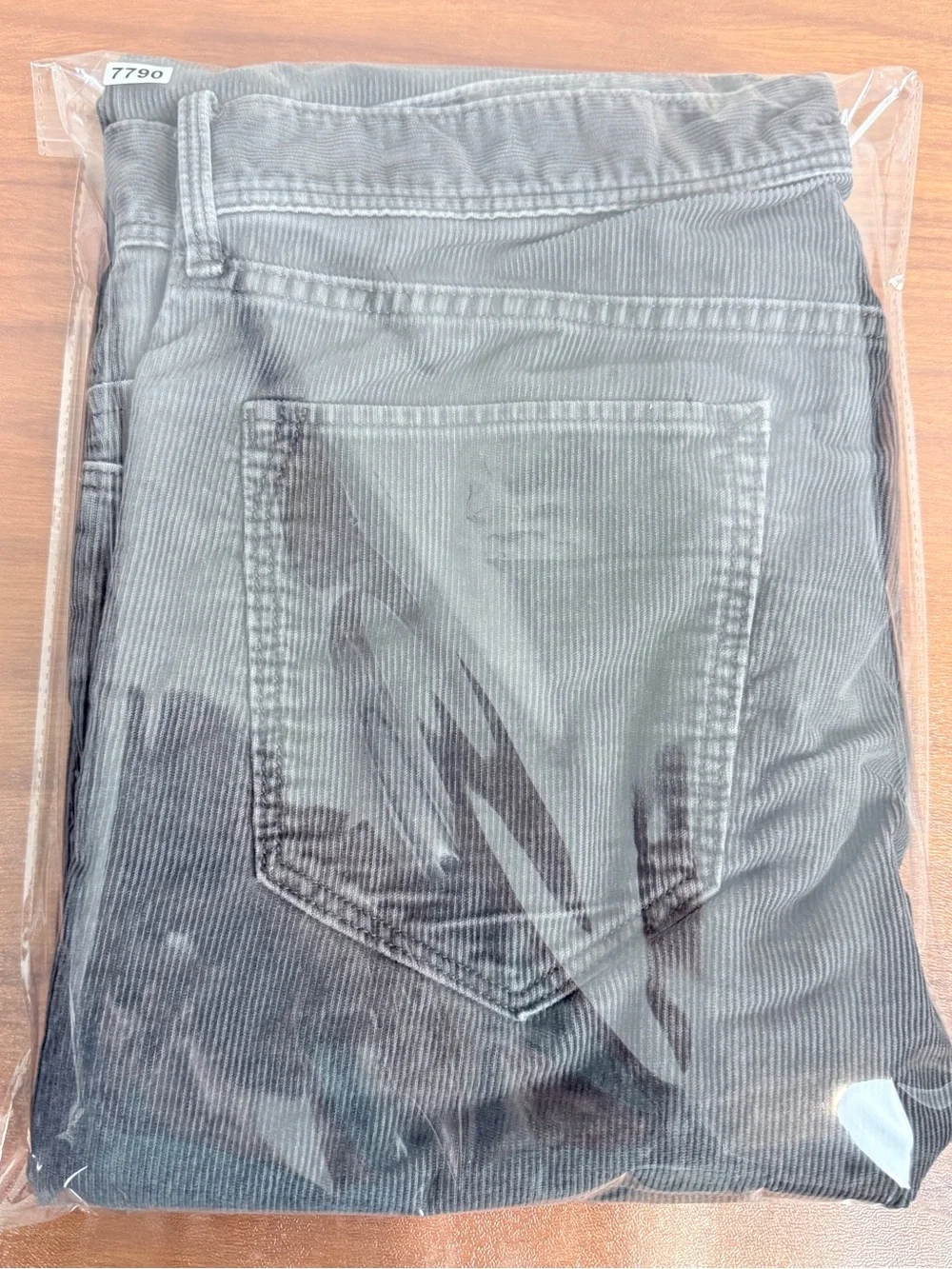 Banana Republic Men's Vintage Straight Gray Corduroy Pants 33x30